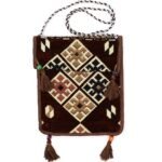 Ancient Wisdom Chocolate Brown Kilim Festival Messenger Bag