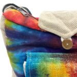 Ancient Wisdom Tie-Dye Hemp Study Bag with Front Pocket - Image 3