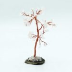 Ancient Wisdom Small Rock Quartz On Black Agate Base (35 Stones) Gemstone Tree - Image 3