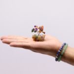 Ancient Wisdom Mini Multi Stones Gemstone Tree (15 Stones) On Orgonite Base - Image 2
