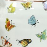 Ancient Wisdom Ceramic Herbal Teapot & 6 Matching Tea Cups – Butterflies Design - Image 9