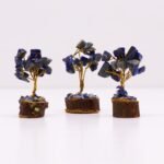 Ancient Wisdom Mini Sodalite Gemstone Tree (15 Stones) On Wooden Base - Image 5