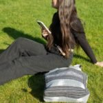 Ancient Wisdom Nomad Sari Jacquard Natural Wander Muse Bag - Urban Caravan - Image 2