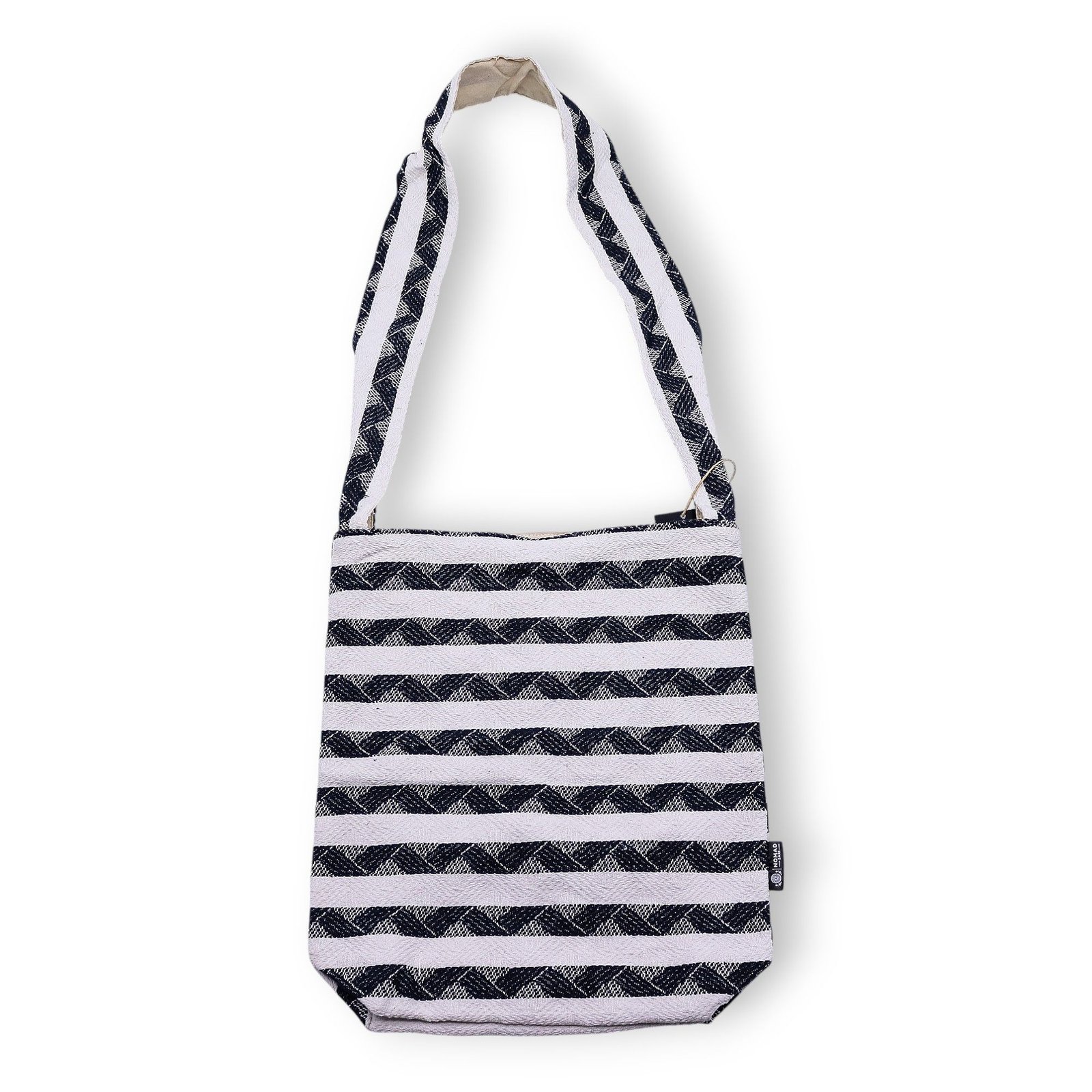 bG9jYWw6Ly9tZWRpYS85Si9KRS82MFIzMEMxSjY0U0tKRTlKL2FjOWFlMjczLmpwZw.jpg Ancient Wisdom Nomad Sari Jacquard Natural Carryall Bag – Atlas Nomad - Image 1
