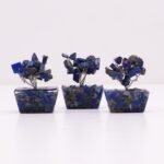 Ancient Wisdom Mini Sodalite Gemstone Tree (15 Stones) On Orgonite Base - Image 4