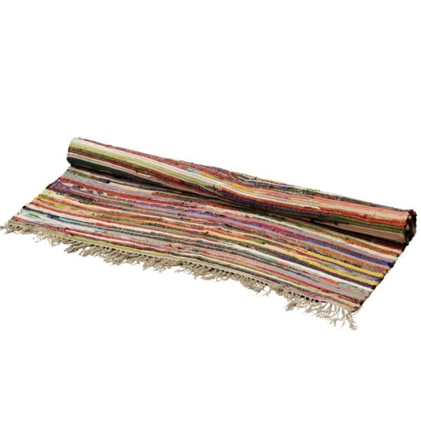 Ancient Wisdom Premium Quality Cotton Room Rag Rug (150x200cm) – Random Colours