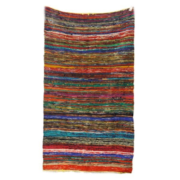 Ancient Wisdom Luxury Cotton Rag Rug (154 x 90cm) - Yellow