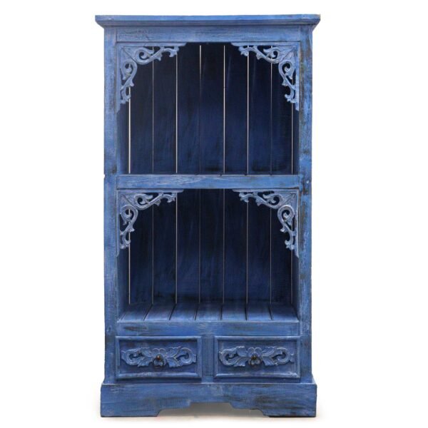 Ancient Wisdom Bluewash Albasia Wood Bathroom Cabinet