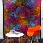 Ancient Wisdom Double Cotton Bedspread + Wall Hanging – Peaceful Buddha - Image 2