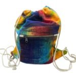 Ancient Wisdom Tie-Dye Hemp String Bag