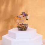 Ancient Wisdom Mini Multi Stones Gemstone Tree (15 Stones) On Orgonite Base