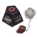 Ancient Wisdom Raw Crystal Gemstone Tea Strainer - Mookaite