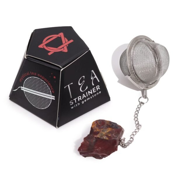 Ancient Wisdom Raw Crystal Gemstone Tea Strainer - Mookaite