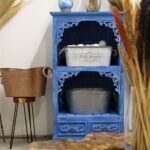 Ancient Wisdom Bluewash Albasia Wood Bathroom Cabinet - Image 3
