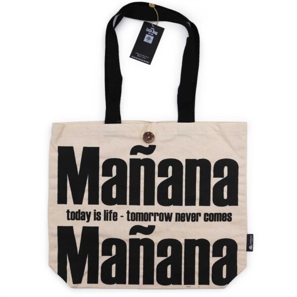Nomad Sari Natural Iconic Classic Cotton Tote Bag – Mañana Mañana
