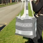 Ancient Wisdom Nomad Sari Jacquard Natural Wander Muse Bag - Urban Caravan - Image 7