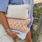 Ancient Wisdom Nomad Sari Indian Jacquard Toiletry Bag - Indigo Echo - Image 3