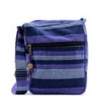 Nomad Sari Large Nepal Sling Bag with Adjustable Strap - Deep Sea Blues