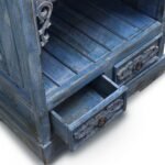 Ancient Wisdom Bluewash Albasia Wood Bathroom Cabinet - Image 2