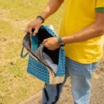Ancient Wisdom Large Handmade Kathmandu Backpack - Dhaka Design (39x28x13cm) - Image 7
