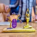 Ancient Wisdom 100 Chipstones Sukhasana Pose & Tilted Tree Gemstone Yoga Garden – Amethyst