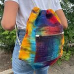 Ancient Wisdom Tie-Dye Hemp String Bag - Image 2