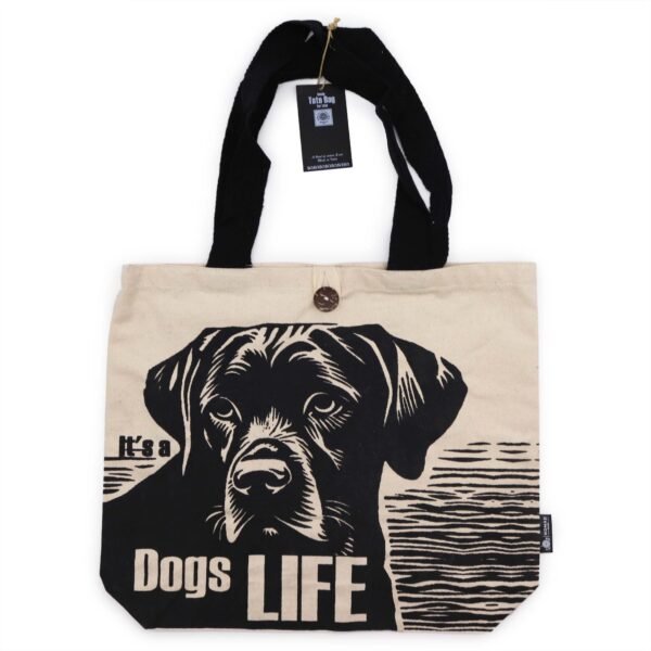 Nomad Sari White Iconic Classic Cotton Tote Bag – It's a Dogs Life