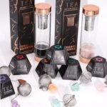Ancient Wisdom Raw Crystal Gemstone Tea Strainer - Gold Tigers Eye - Image 5