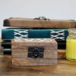 Ancient Wisdom White Washed Aztec Design Wooden Pill Box - Image 4