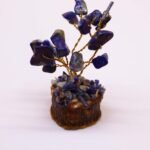 Ancient Wisdom Mini Sodalite Gemstone Tree (15 Stones) On Wooden Base - Image 3