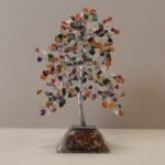 Ancient Wisdom Large Multi Stones Gemstone Tree (320 Stones) On Orgonite Base - Image 3