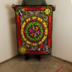 Ancient Wisdom Cotton Wall Art (70x110cm) - Circle of Life - Image 2