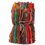 Ancient Wisdom Luxury Cotton Rag Rug (152 x 90cm) – Orange - Image 4