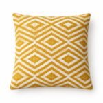 Ancient Wisdom Classic Cushion Cover - Mustard Diamonds