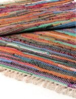 Ancient Wisdom Luxury Natural Rag Rug (155 x 90cm) - Image 4