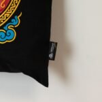 Ancient Wisdom Iconic Black Cotton Classic Tote Bag - Zodiac Sun - Image 3