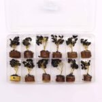 Ancient Wisdom Mini Black Agate Gemstone Tree (15 Stones) On Wooden Base - Image 6