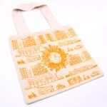 Ancient Wisdom City Life Design Big Cotton Shopping Bag - Image 3