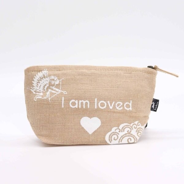 Hop Hare Jute Pouch - I Am Loved