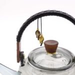 Ancient Wisdom 1000ml Glass Infuser Teapot with Steamer System - Charcoal - Image 3