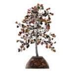 Ancient Wisdom Large Multi Stones Gemstone Tree (320 Stones) On Orgonite Base