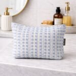 Ancient Wisdom Nomad Sari Indian Jacquard Toiletry Bag - Indigo Echo - Image 7
