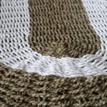 Ancient Wisdom Oval Seagrass White & Tan Classic Rug – 60x120cm - Image 2