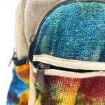 Ancient Wisdom Plain Tie-Dye Hemp Medium Backpack - Image 3