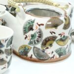 Ancient Wisdom Ceramic Herbal Teapot & 6 Matching Tea Cups – China Fans Design - Image 8
