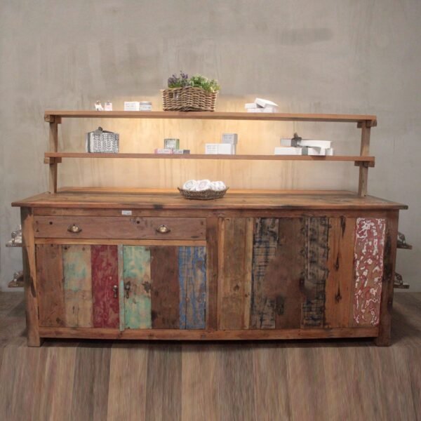 Agnes + Cat Large Recycled Wood Centre Display Table