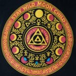 Ancient Wisdom Iconic Black Cotton Classic Tote Bag – Luna Alchemy Wheel - Image 8