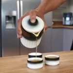 Ancient Wisdom Ceramic Three Friends Teapot Travel Pack Set - Black / White - Image 5