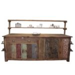 Agnes + Cat Large Recycled Wood Centre Display Table - Image 5