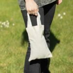 Ancient Wisdom Pack of 5 Iconic Natural Cotton Mini Nomad Sari Tote Bag – Unprinted - Image 4